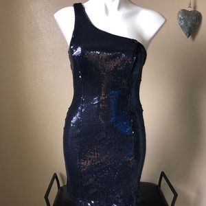 Twenty-Six one shoulder sequin dress